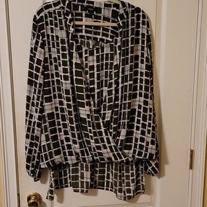Alfani plus size 22w hi lo blouse